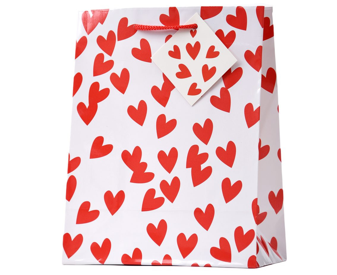 I Love You Day gift bag (M) 17,8x22,9x9,8 cm, 1 pc